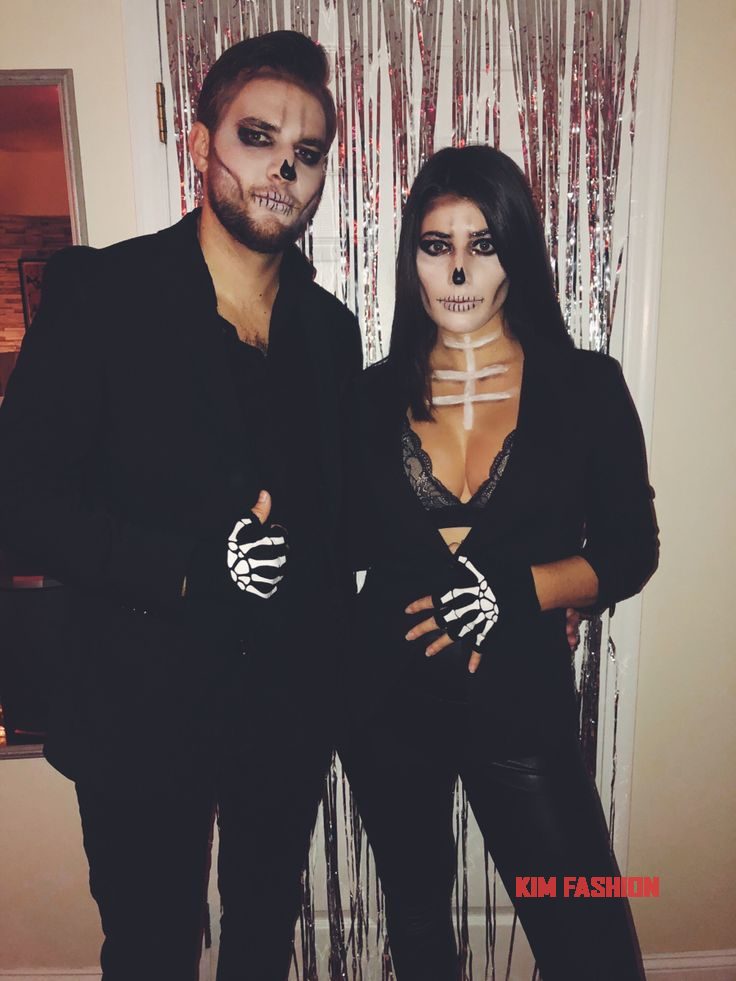 Skeleton Face Makeup