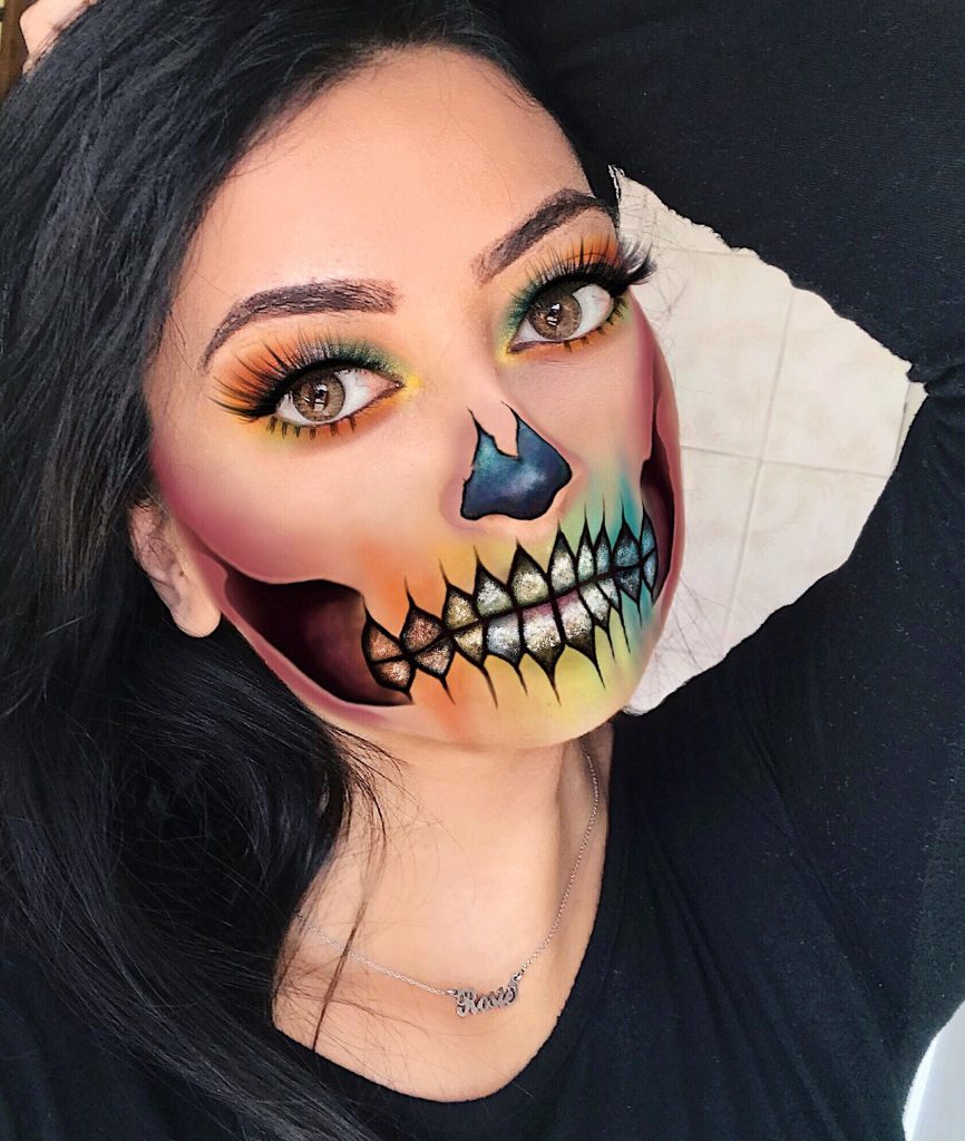 ca2ecbe1c4a9ed748c7c8331f194b8bc Skull Halloween Makeup Ideas for a Spooky and Creative Look