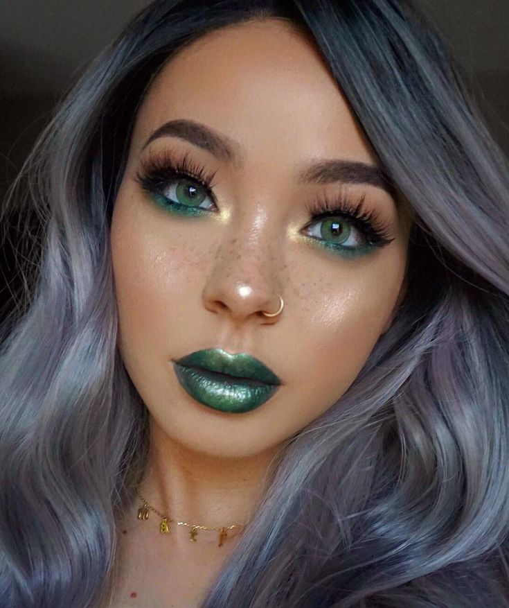 Metallic Lips Makeup ideas