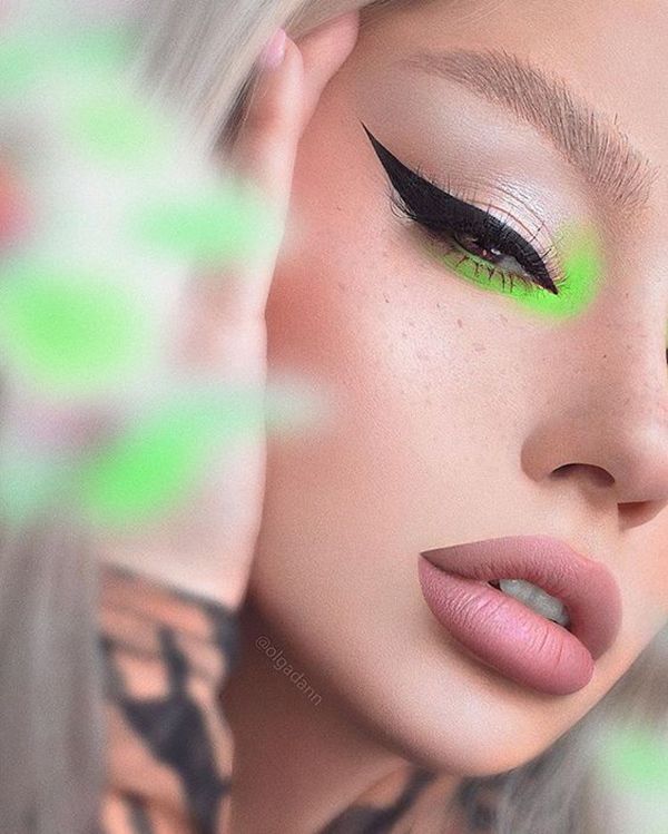 Neon Eyeshadow Makeup ideas