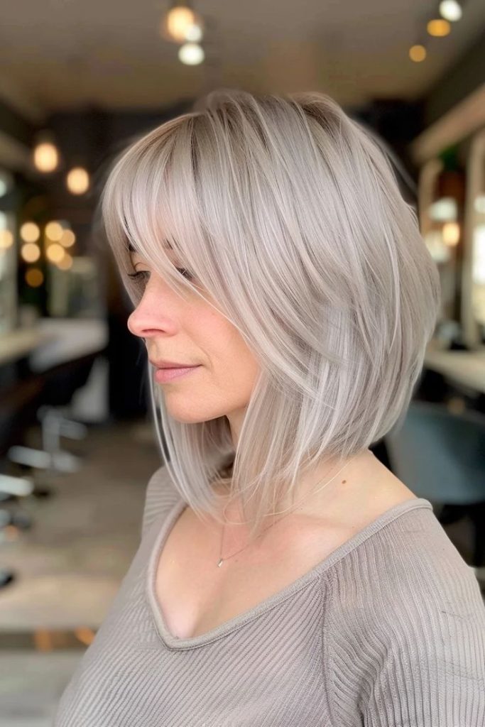 36 Stunning Silver Hairstyles That Will Make You Fall in Love with Gray Hair 1 Aging Gracefully Silverhair Highlights That Looks Amazing