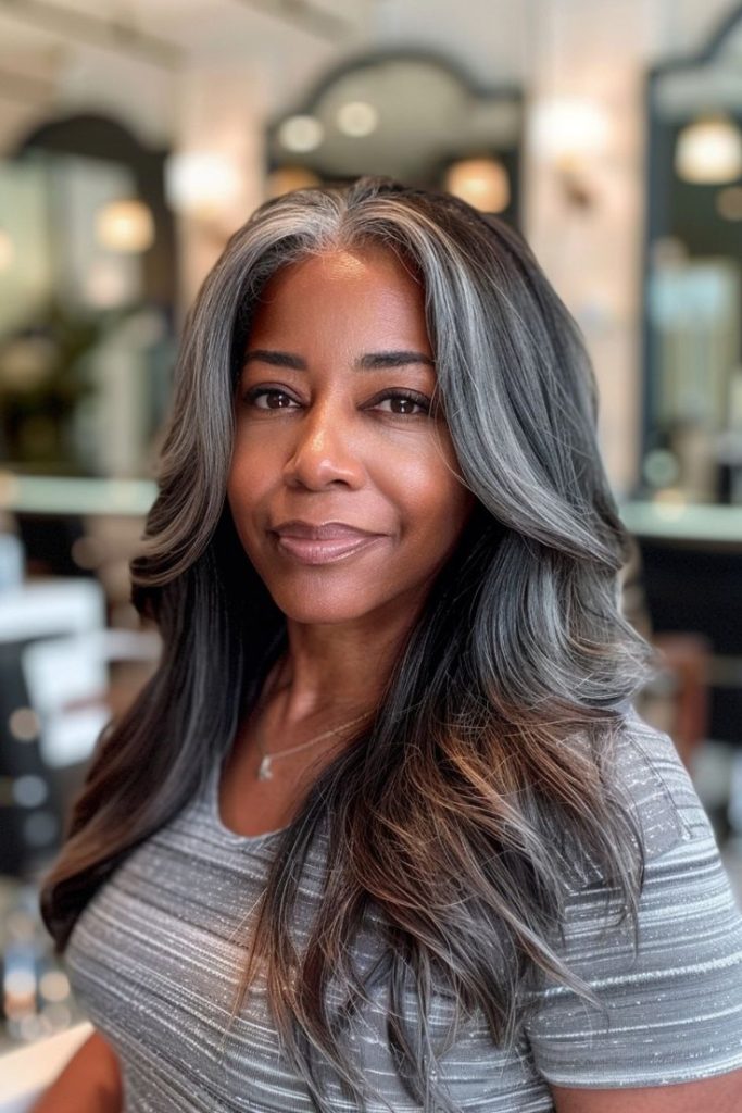 50 Gray Blending Ideas for Older Women Aging Gracefully Silverhair Highlights That Looks Amazing