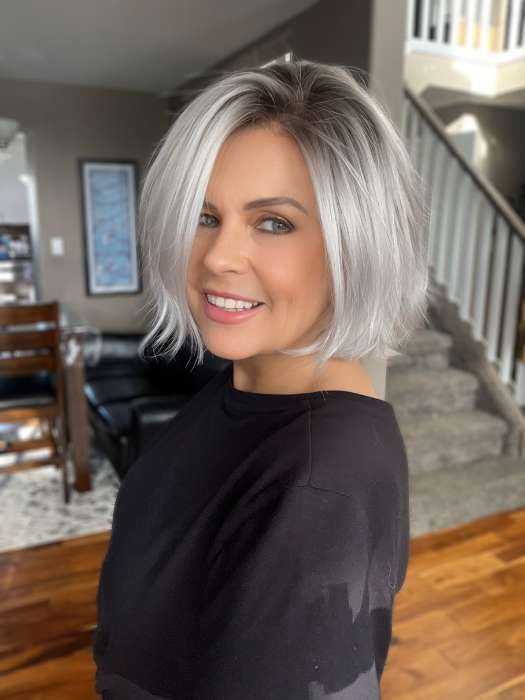 Esprit by Ellen Wille Synthetic Wig Aging Gracefully Silverhair Highlights That Looks Amazing