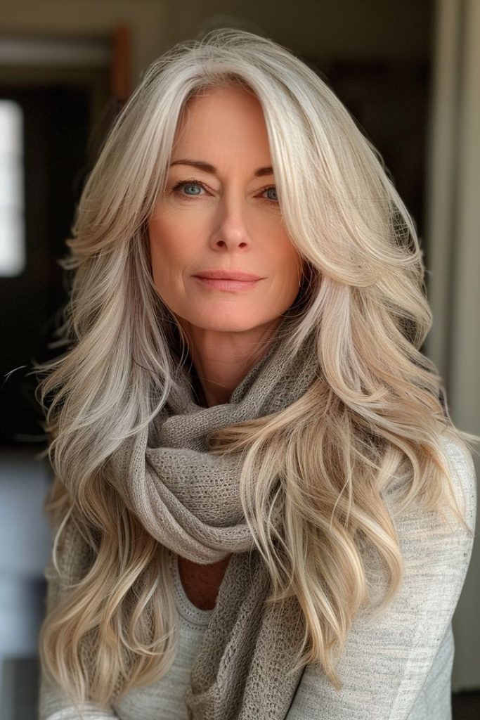 The Warmth of Cinnamon Spice Rich Shades for a Cozy Look Aging Gracefully Silverhair Highlights That Looks Amazing