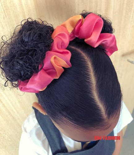 Two buns Hairstyle Little Girl