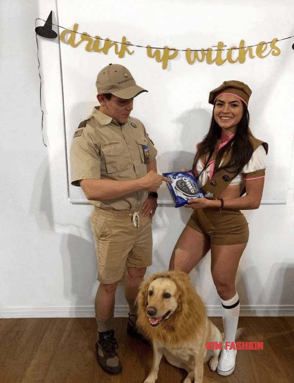 Boy and Girl Scout Easy Couples Costumes