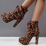 Round Toe Lace up Ankle Buckle Head Turner Pleaser Heels that looks amazing