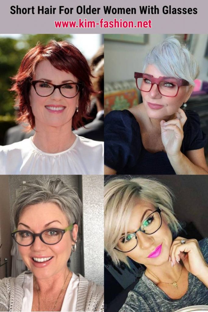 30 Best Short Hair For Older Women With Glasses