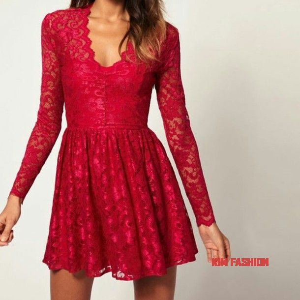 45 Womens Red Christmas Dress 5 45 Women's Red Christmas Dress Ideas