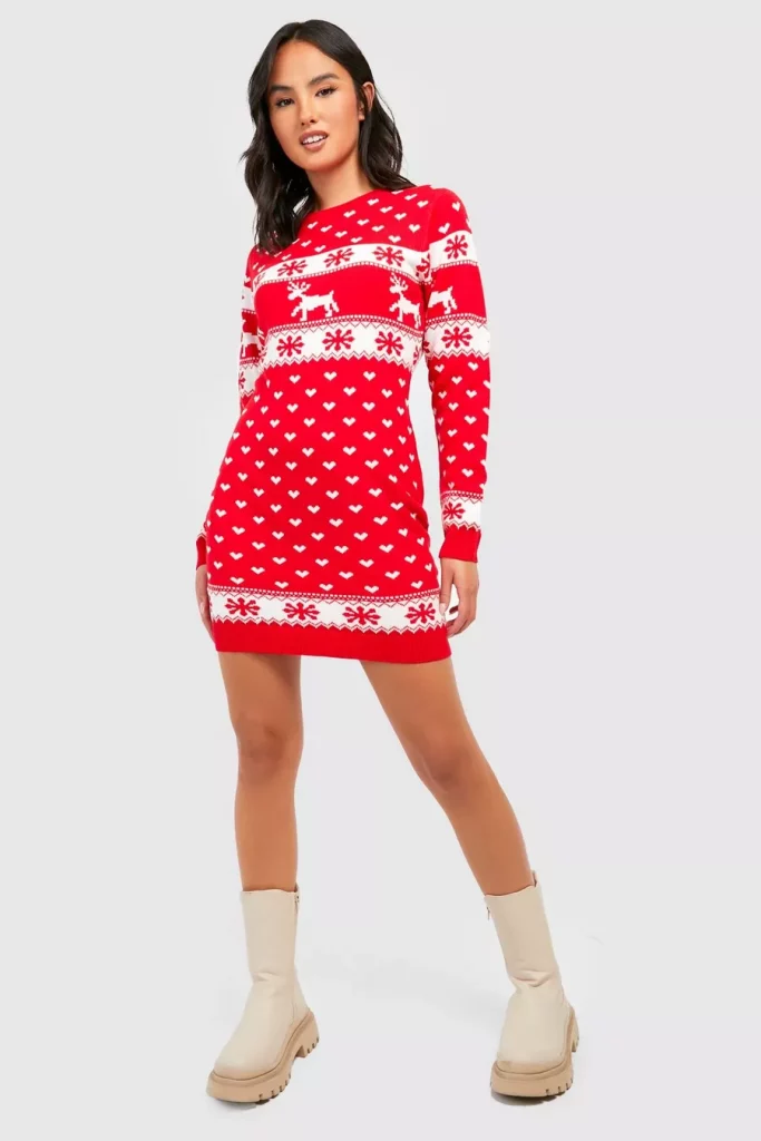 45 Womens Red Christmas Dress 7 45 Women's Red Christmas Dress Ideas