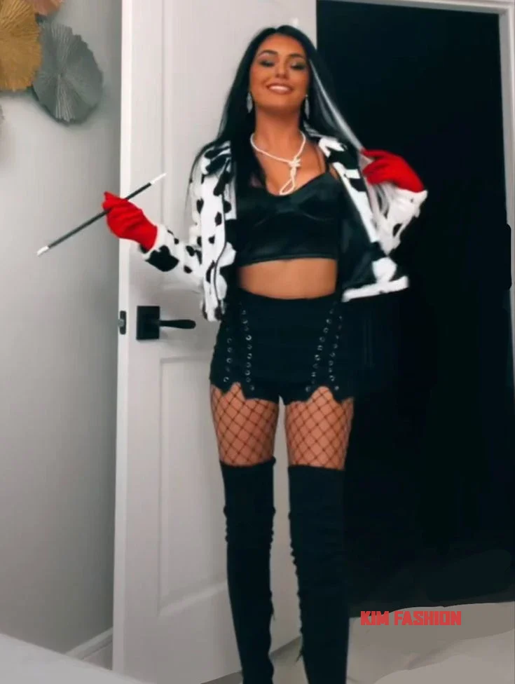 Hot Cruella Halloween Costumes Women