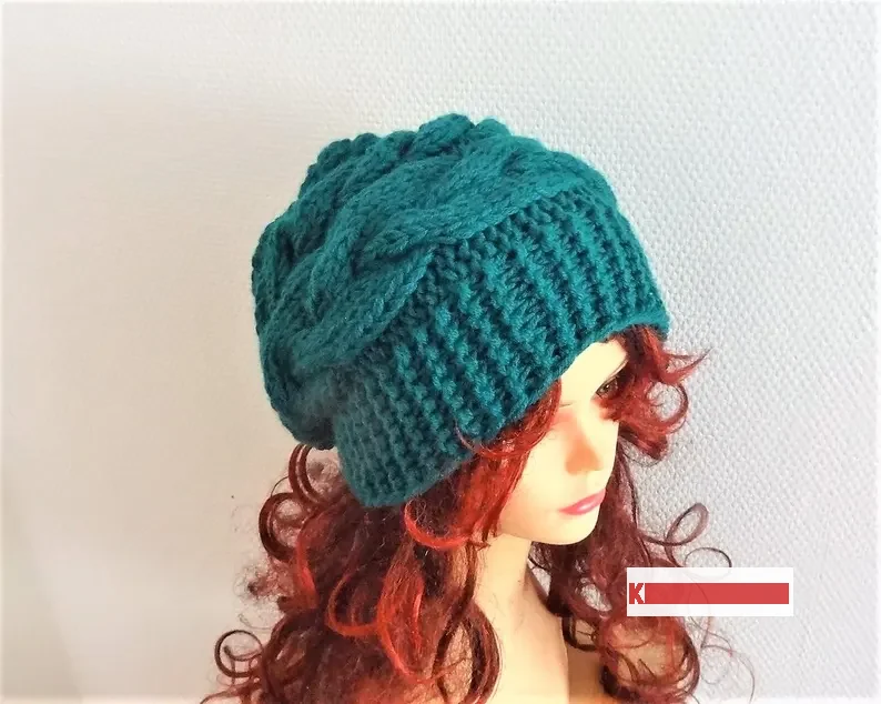 Slouchy Womens Knit Hat