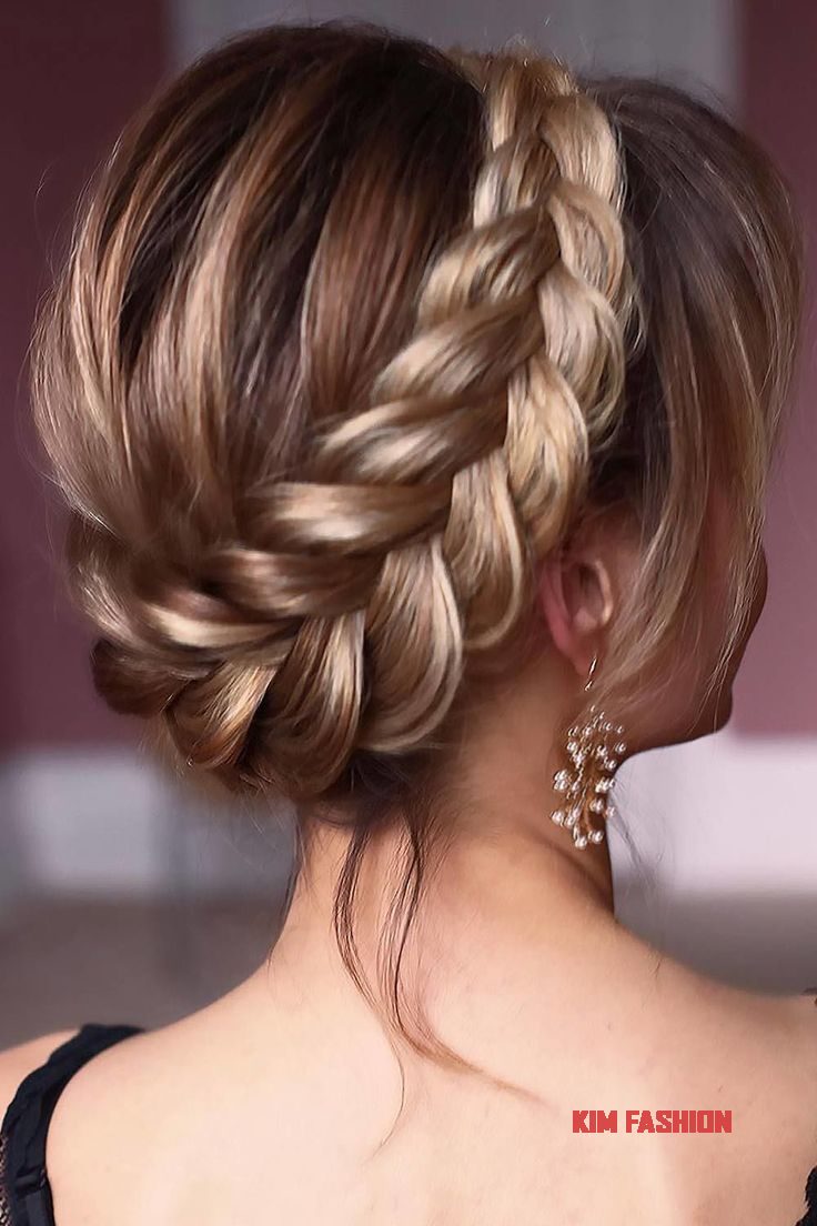 Braided Crown for Short Hair