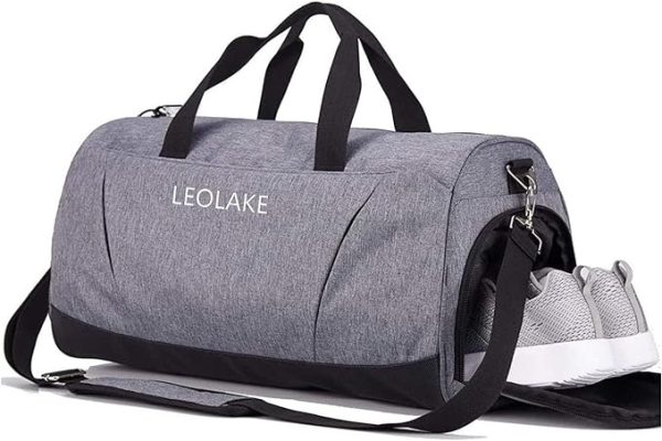 Sports Gym Bag with Wet Pocket Shoes Compartment Unisex 6 Sports Gym Bag with Wet Pocket & Shoes Compartment Unisex