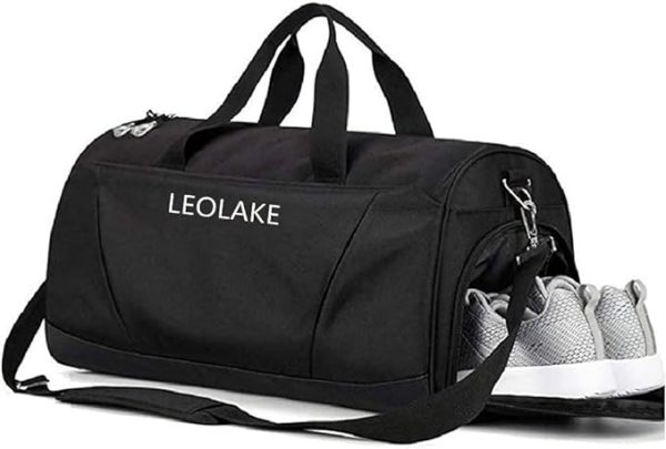 Sports Gym Bag with Wet Pocket Shoes Compartment Unisex 8 Sports Gym Bag with Wet Pocket & Shoes Compartment Unisex