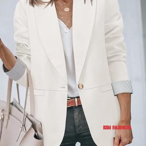 Blazer Jackets for Women Open Front Long Sleeve Casual Work Office Blazers with Pockets 10 Blazer Jackets with Open Front Long Sleeve Casual Work Office Look with Pockets