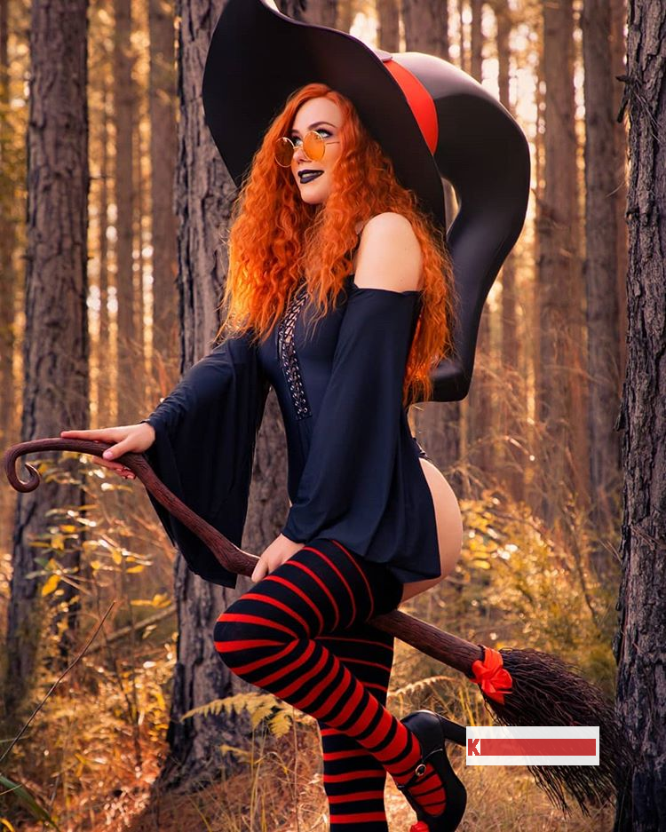 Witch Halloween Costume with Hat, Socks Bodysuit and Shoes