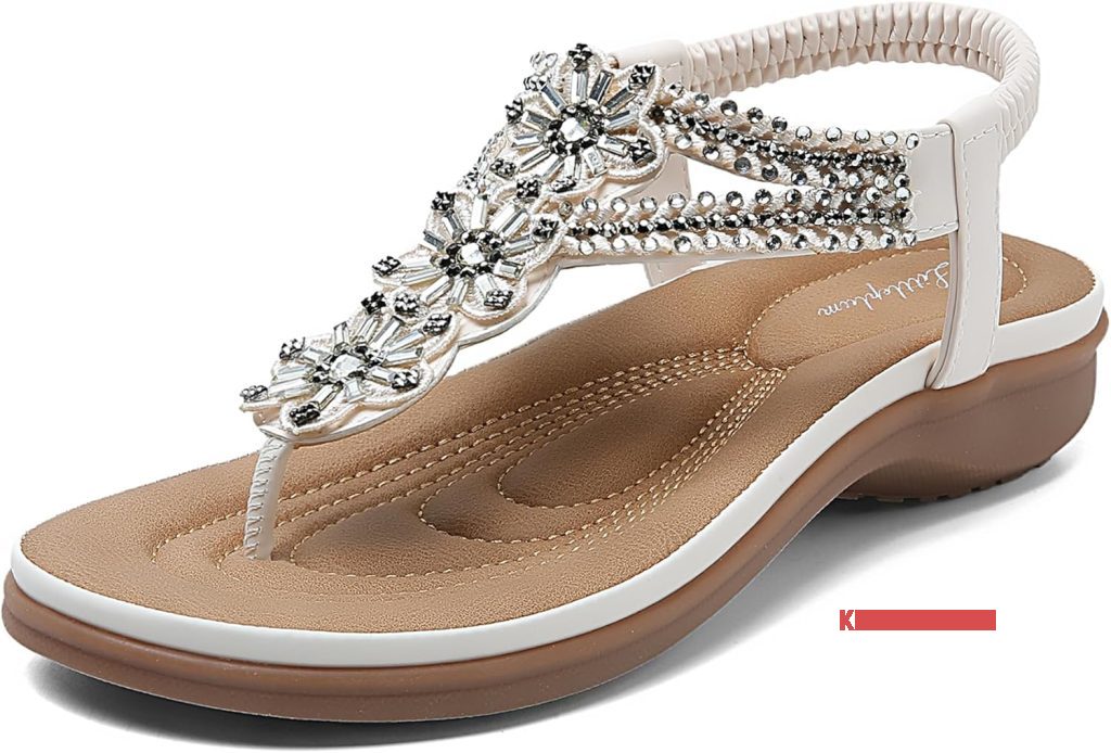 Dressy Sandal Summer Comfortable Slip on Casual Beach Shoes My Pic: Top Summer Beach Sandals