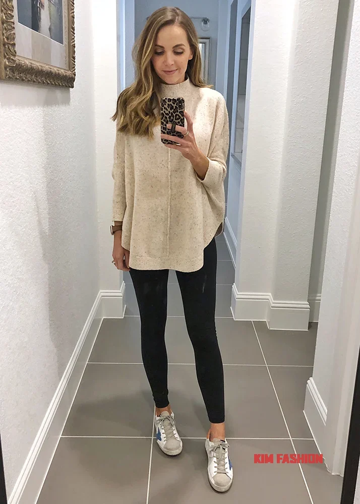 Layered Tunic with Leggings 40 Autumn Wardrobe: Trendy Fall Fashion Ideas