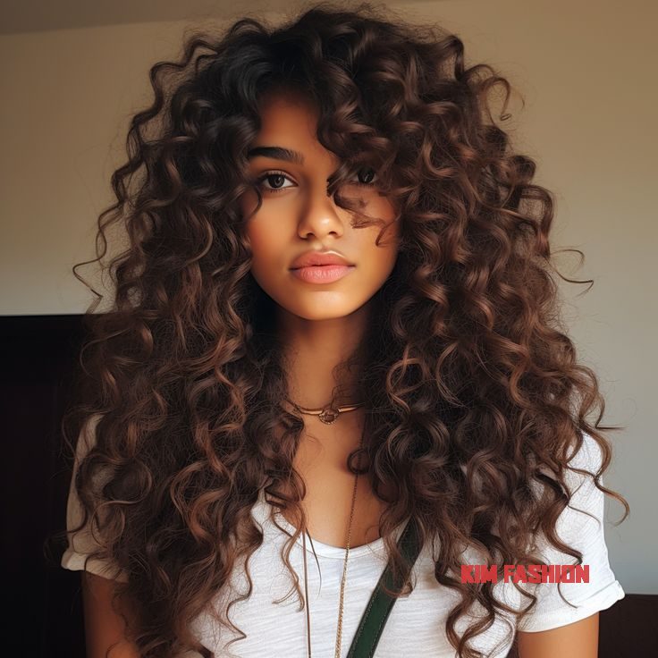 Long Curls No Worries Effortless Hair Ideas Long Curly Hair Inspo