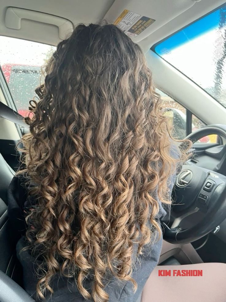 brown hair Long Curly Hair Inspo