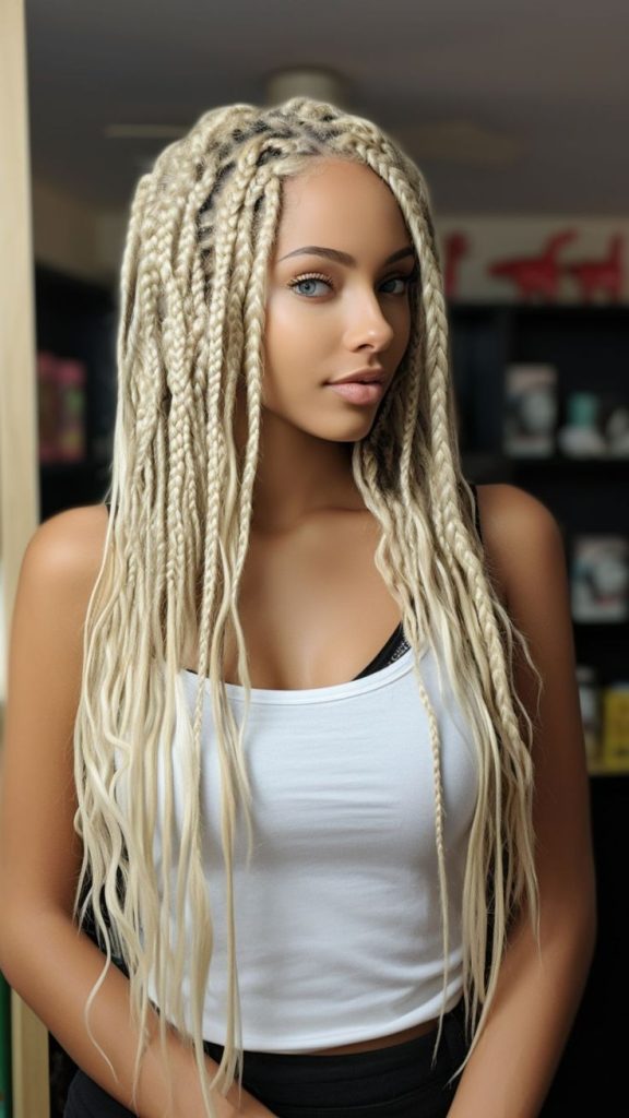 22 Stunning Knotless Blonde Braids to Elevate Your Look 1 Get the Look: The Hottest Braided Hairstyles Right Now