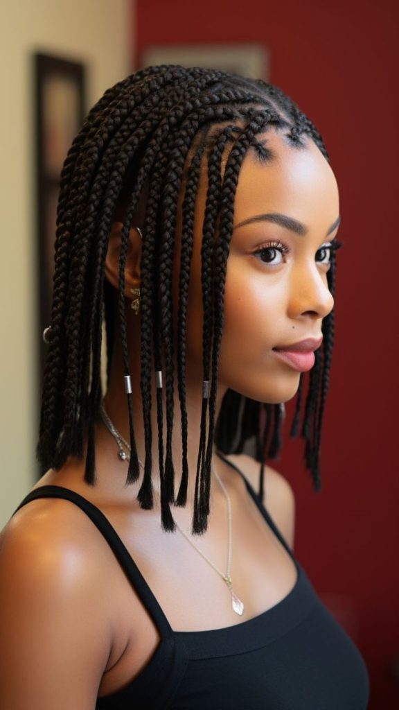 25 Regal Medium Box Braid Hairstyles for Queens Get the Look: The Hottest Braided Hairstyles Right Now