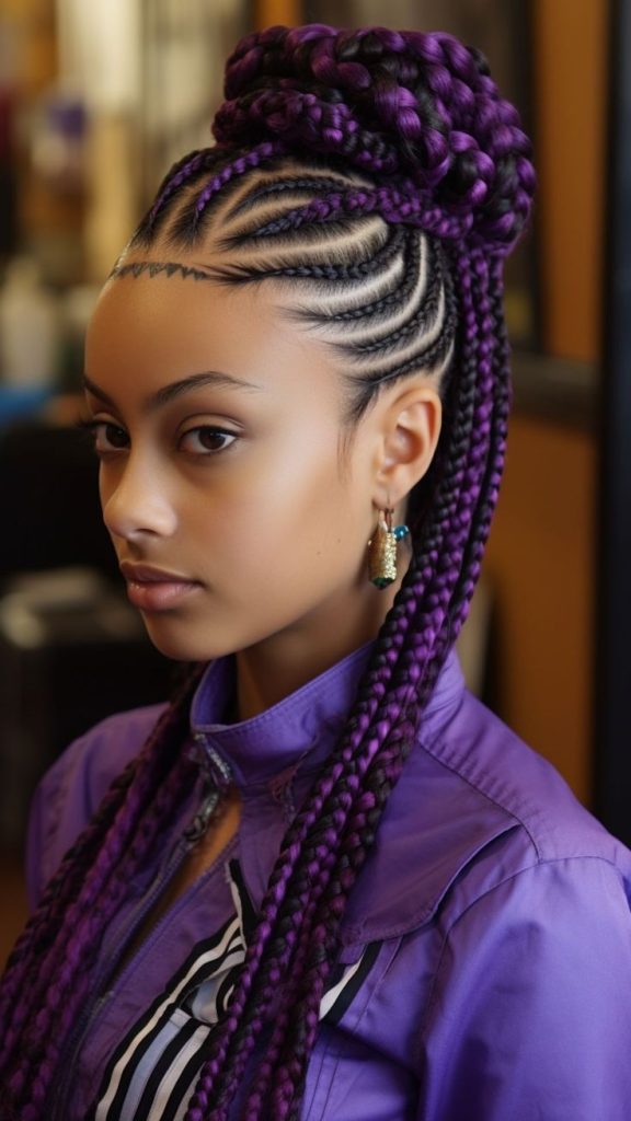 25 Vibrant Shades for Braiding Hair 1 Get the Look: The Hottest Braided Hairstyles Right Now