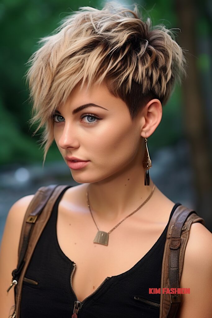 Undercut Pixie: A bold pixie with one or both sides shaved for a dramatic look.