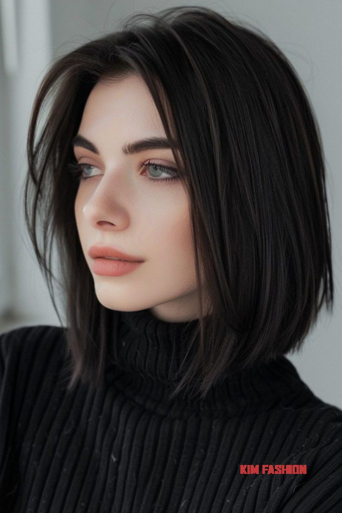 Blunt Cut: Sharp and straight across, great for thick hair.