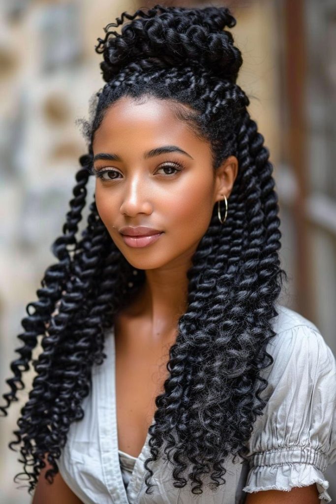 Crochet Braids Hairstyles Curls Long in 2024 1 Get the Look: The Hottest Braided Hairstyles Right Now