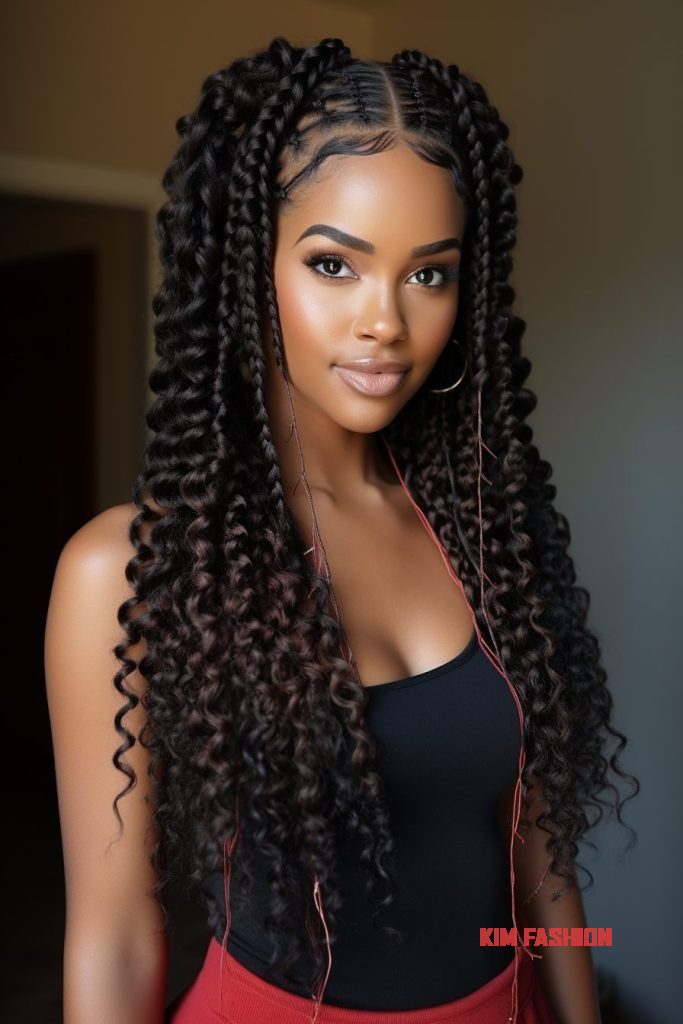 Crochet Twists With Braided Ends Get the Look: The Hottest Braided Hairstyles Right Now