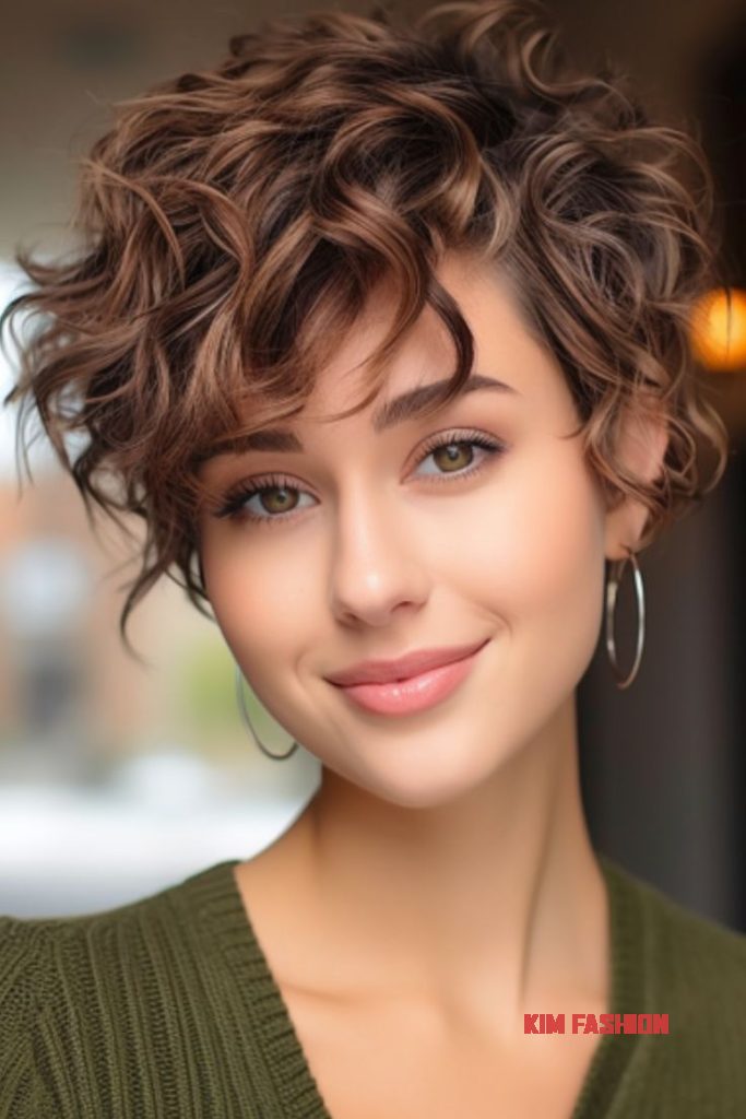 Curly Pixie: Perfect for those with natural curls, offering a playful and textured look.