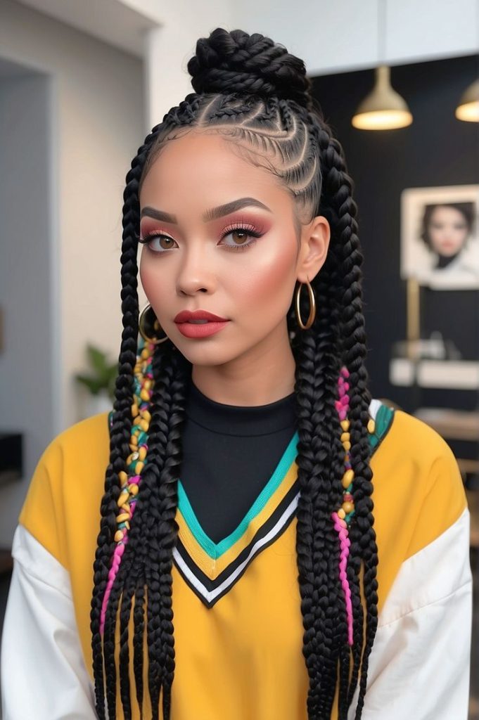 Freestyle Cornrow Braids Ideas for a Chic and Stylish Look 2 1 Get the Look: The Hottest Braided Hairstyles Right Now