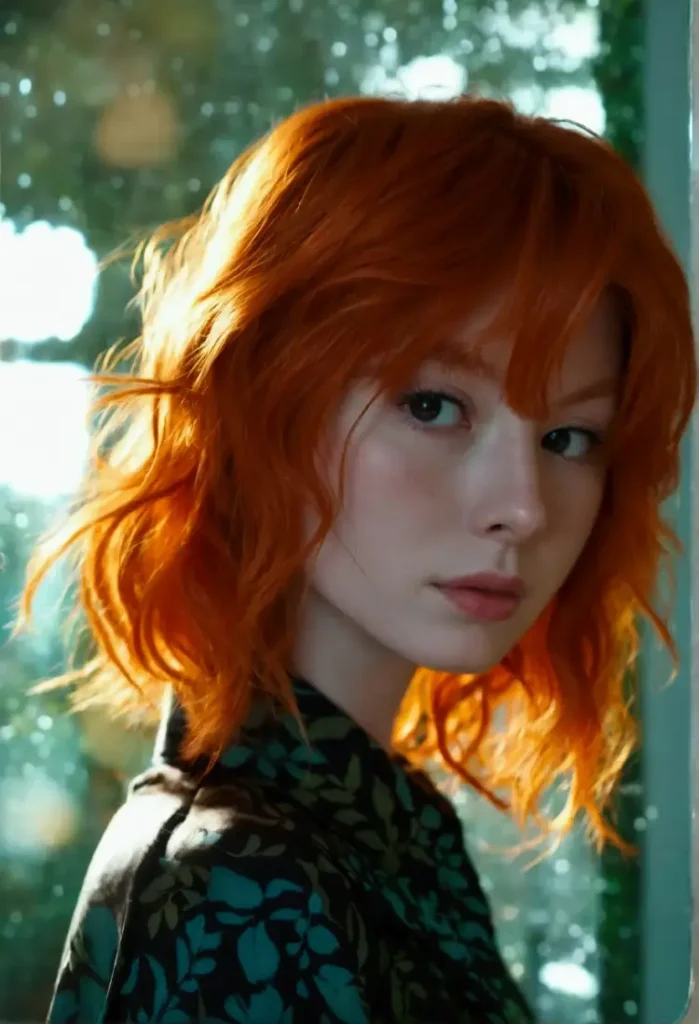 Orange Hairstyle and Color Look Inspo Orange Hairstyle and Color Look Inspo