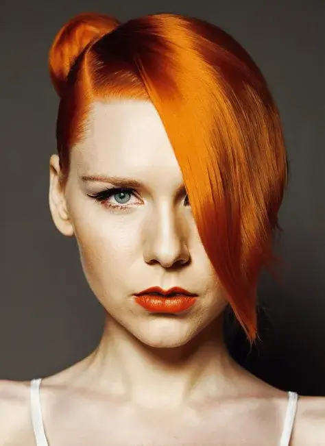 Orange Hairstyle and Color Look Inspo 9 Orange Hairstyle and Color Look Inspo