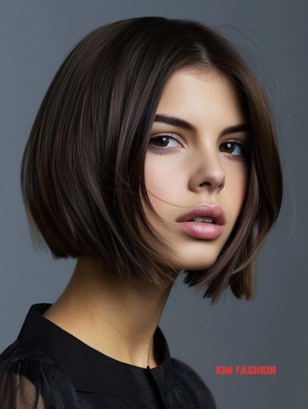 Graduated Bob: Layers stacked in the back, giving a rounded shape.