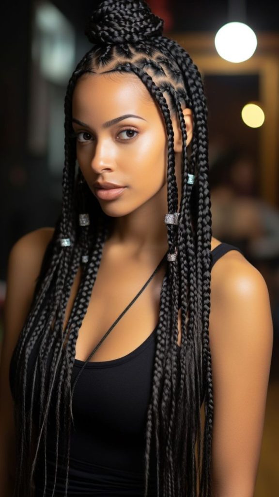 Upgrade Your Mane with 25 Fabulous Large Knotless Braids Hairstyles Get the Look: The Hottest Braided Hairstyles Right Now