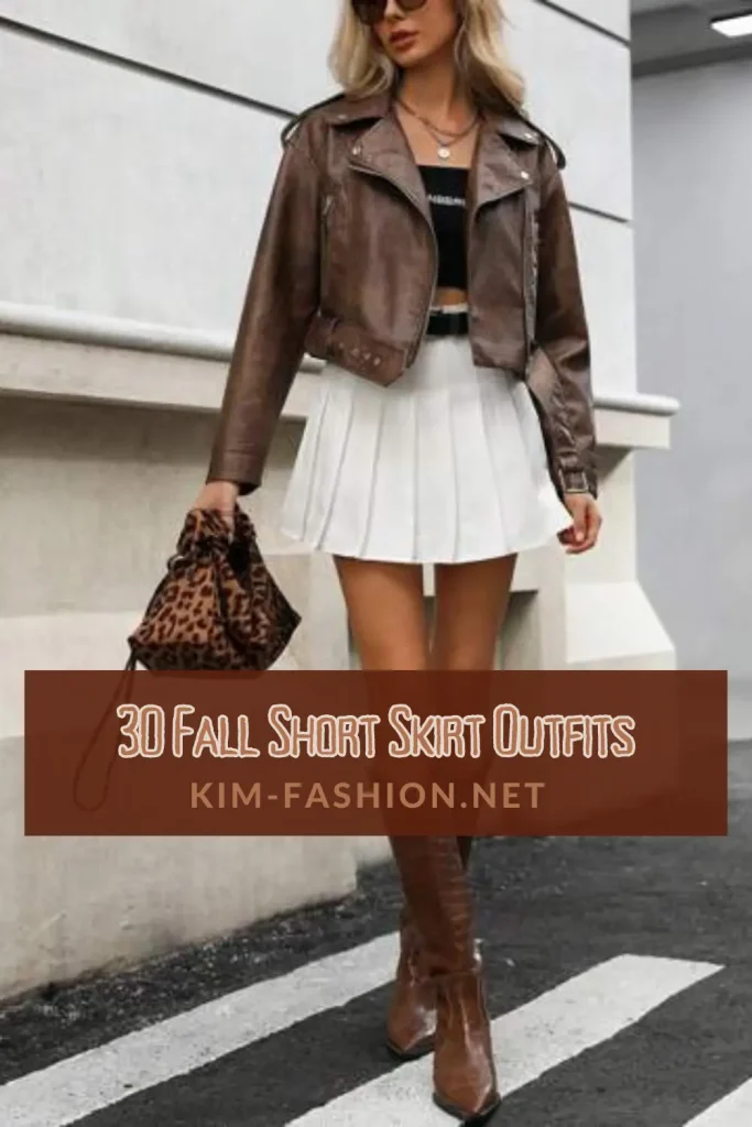 30 Fall Short Skirt Outfits