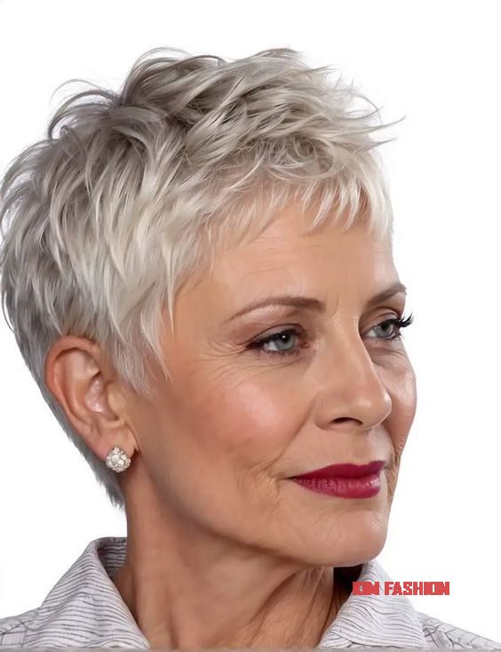 Pixie Cuts for Older Ladies