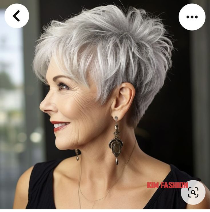 Pixie Cuts for Older Ladies