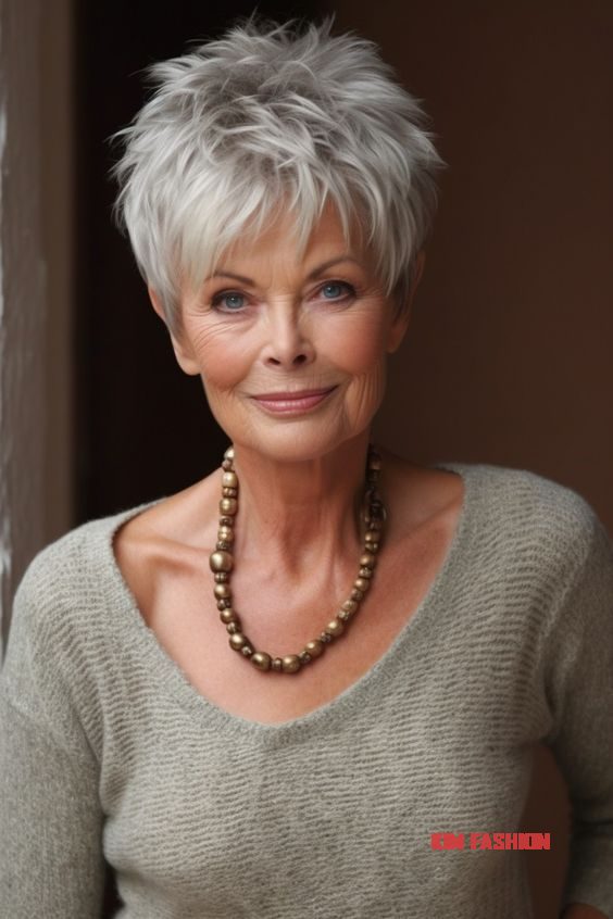 Pixie Cuts for Older Ladies